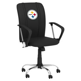 Curve Task Chair with Pittsburgh Steelers Primary Logo