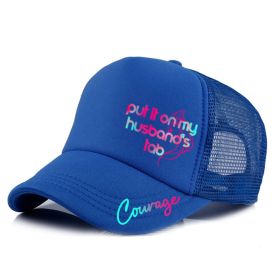 Men's Casual Baseball Cap (Option: Blue)