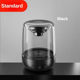 Mobile Phone Bluetooth Speaker High-quality Colorful Lights Wireless Small Sound Box Subwoofer Portable Home Impact Mini Gift (Color: Standard Black)
