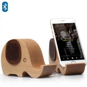 WOODSY GOODSY 2 IN 1 Bluetooth Speaker And Cell Phone Stand (style: Whale Trail)